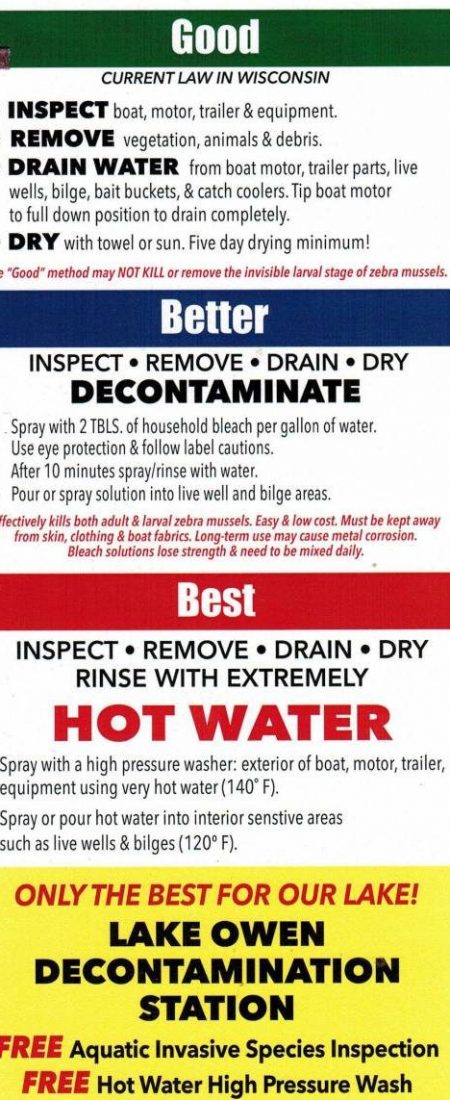 The good, better and best ways to decontaminate your water craft.