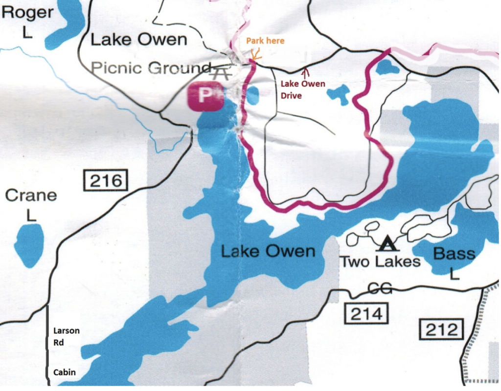 Virgin Pines Loop Trail Map